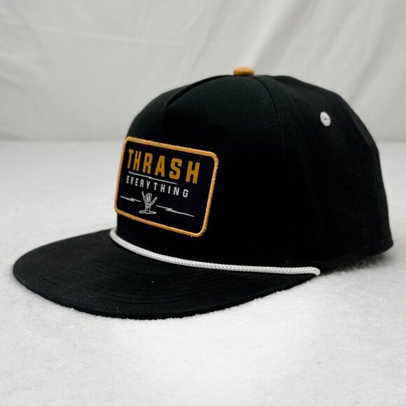 Shreddy Lyfe Thrash Everything Snapback Adjustable Cap Hat Black - Picture 6 of 10